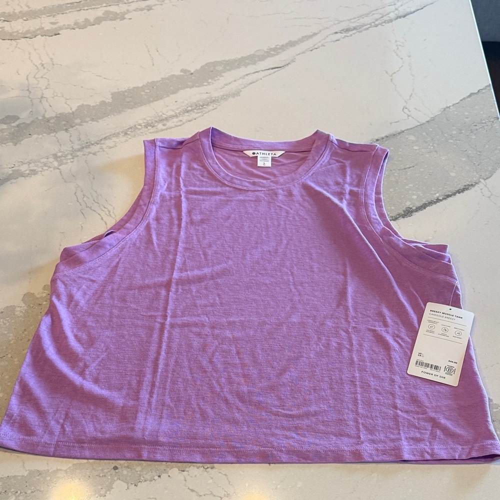 Athleta Breezy Muscle Tank Top